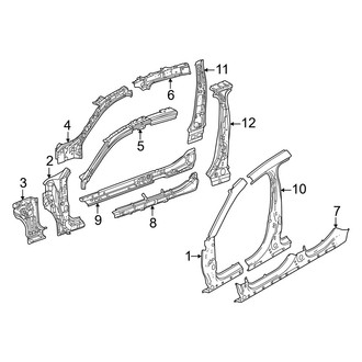 Alfa Romeo OE - Pillars, Rocker & Floor - Center Pillar