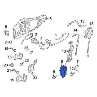 Alfa Romeo OE - Front Left Door Latch Assembly