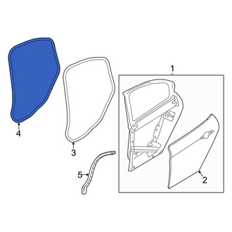 Alfa Romeo OE - Rear Left Outer Door Seal