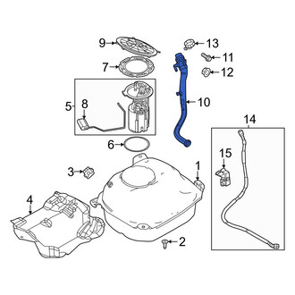 Alfa Romeo OE - Fuel Tank Filler Neck