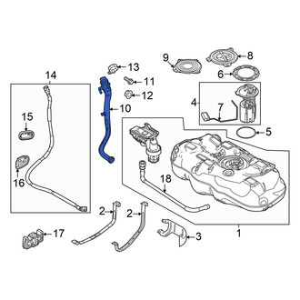 Alfa Romeo OE - Fuel Tank Filler Neck
