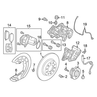 Alfa Romeo OE - Rear Suspension - Brake Components (W/O Brembo), (Itensa)