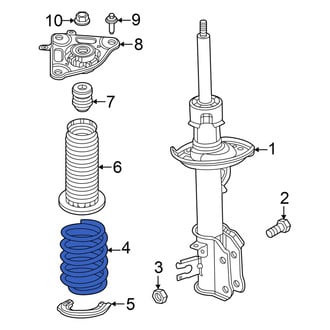 Alfa Romeo OE - Rear Coil Spring