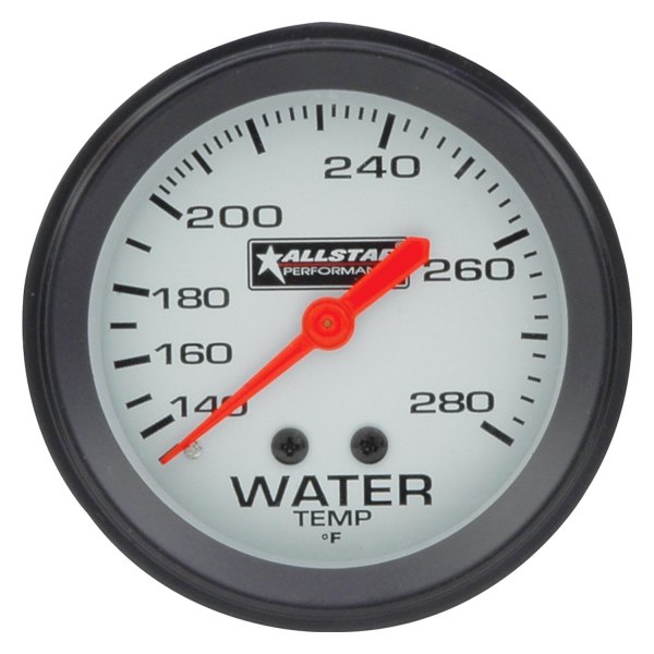 AllStar Performance® - 2-5/8" Water Temperature Gauge, 140-280 F