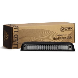 AlphaRex® - NOVA-Series Prismatic Black Fiber Optic LED 3rd Brake Light
