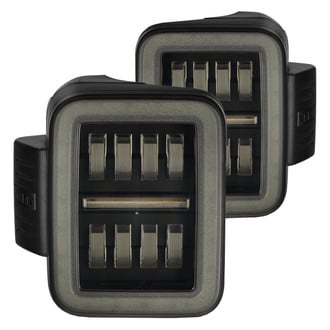 AlphaRex® - NOVA-Series Prismatic Driver and Passenger Side Alpha-Black Sequential Fiber Optic LED Tail Lights