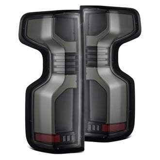 AlphaRex® - LUXX-Series Driver and Passenger Side Alpha-Black Sequential Fiber Optic LED Tail Lights