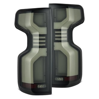 AlphaRex® - LUXX-Series Driver and Passenger Side Black Sequential Fiber Optic LED Tail Lights