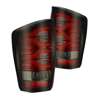 AlphaRex® - PRO-Series Driver and Passenger Side Red/Smoke Fiber Optic LED Tail Lights
