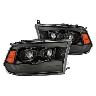 AlphaRex® - PRO-Series G2 Driver and Passenger Side Alpha-Black Sequential LED DRL Bar Projector Headlights