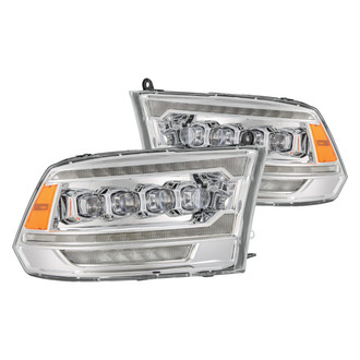AlphaRex® - NOVA-Series Driver and Passenger Side Chrome Projector LED Headlights with Sequential LED DRL