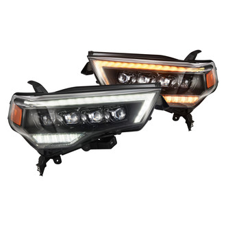 AlphaRex® - NOVA-Series G2 Driver and Passenger Side Alpha-Black Projector LED Headlights with Sequential DRL