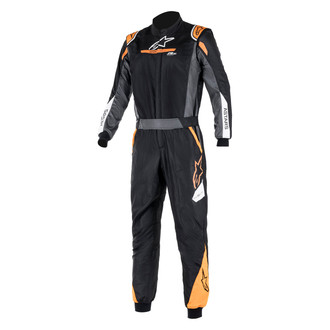 Alpinestars® - Atom Graphic FIA Black/Anthracite/Fluo Orange 52 Racing Suit