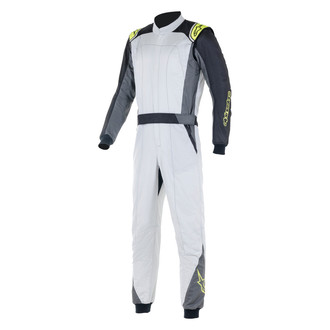 Alpinestars® - Atom FIA Silver/Anthracite/Fluo Yellow 44 Racing Suit