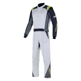 Alpinestars® - Atom SFI Silver/Anthracite/Fluo Yellow 58 Bootcut Suit