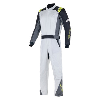 Alpinestars® - Atom SFI Silver/Anthracite/Fluo Yellow 66 Bootcut Suit