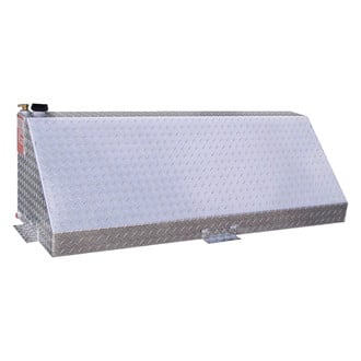 Aluminum Tank Industries® - Auxiliary Wedge Diesel Tank with Install Kit