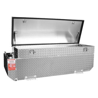 Aluminum Tank Industries® - Combo Auxiliary Gasoline Tank with Toolbox