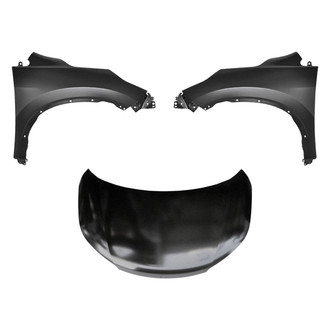 Alzare® - 3-Piece (Hood Panel, Front Driver and Passenger Side Fender) (CAPA Certified)