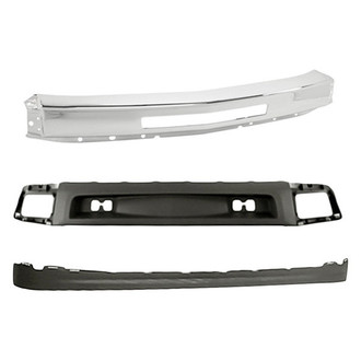 Alzare® - 3-Piece (Front Bumper Face Bar, Front Bumper Air Deflector, Front Bumper Deflector Extension) (Standard Line)
