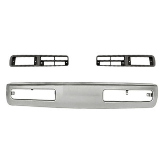 Alzare® - 3-Piece (Front Bumper, Front Inner and Outer Fog Light Bezel) (Standard Line)