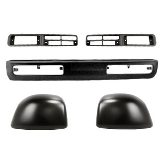 Alzare® - 5-Piece (Front Bumper, Front Inner and Outer Bumper End, Front Inner and Outer Fog Light Bezel) (Standard Line)