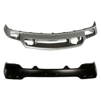 Alzare® BNDL-223812 - 2-Piece (Front Bumper Face Bar, Front Bumper Air Deflector) (Standard Line)