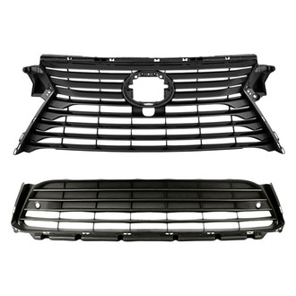 Alzare® - 2-Piece (Grille, Front Bumper Grille) (Standard Line)