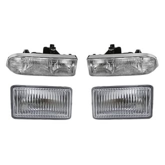 Alzare® - 4-Piece Kit (Driver and Passenger Side Headlights, Driver and Passenger Side Fog Lights) (Standard Line)