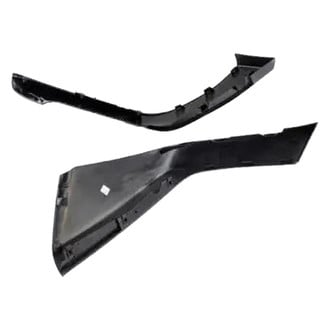 Alzare® - Front Driver and Passenger Side Bumper Cover Molding Set (CAPA Certified)