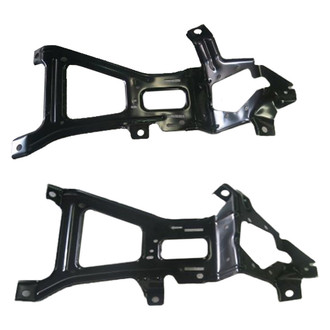 Alzare® - Front Driver and Passenger Side Bumper Bracket Set (Standard Line)