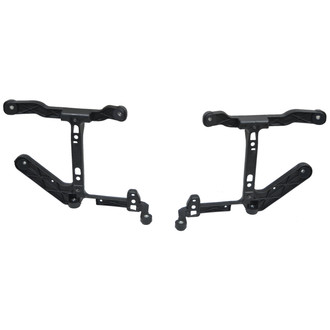 Alzare® - Front Driver and Passenger Side Fog Light Bracket Set (Standard Line)