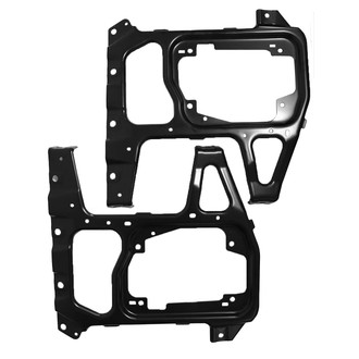 Alzare® - Front Inner Driver and Passenger Side Bumper Bracket Set (Standard Line)