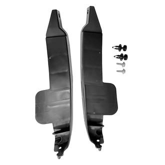 Alzare® - Front Driver and Passenger Side Bumper Bracket Set (CAPA Certified)