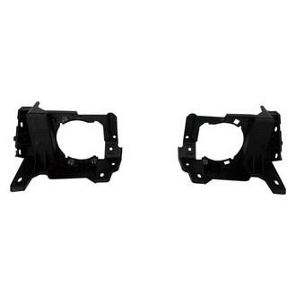 Alzare® - Front Driver and Passenger Side Fog Light Bracket Set (CAPA Certified)