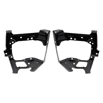 Alzare® - Front Outer Driver and Passenger Side Bumper Bracket Set (Standard Line)