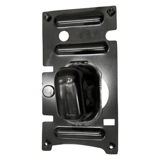 Alzare® - Front Lower Driver and Passenger Side Bumper Bracket Set (CAPA Certified)