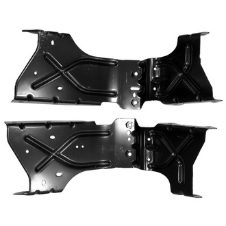 Alzare® - Rear Driver and Passenger Side Bumper Mounting Bracket Set (Standard Line)