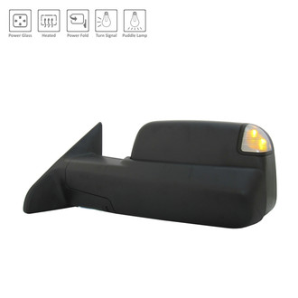 Alzare® - Driver Side Power View Mirror (Heated, Foldaway) (Standard Line)