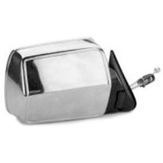 Alzare® - Passenger Side Manual Remote View Mirror (Non-Heated, Non-Foldaway) (Standard Line)