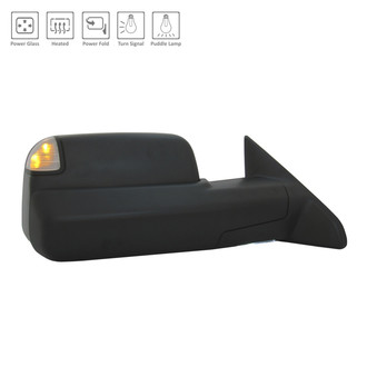 Alzare® - Passenger Side Power View Mirror (Heated, Foldaway) (Standard Line)