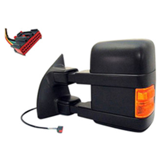 Alzare® - Driver Side Power Towing Mirror (Heated, Foldaway) (Standard Line)