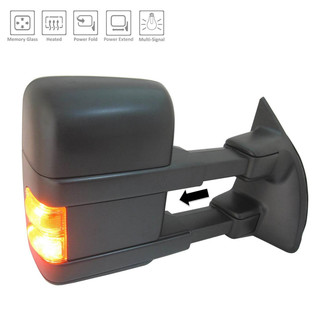 Alzare® - Passenger Side Power Towing Mirror (Heated, Foldaway) (Standard Line)
