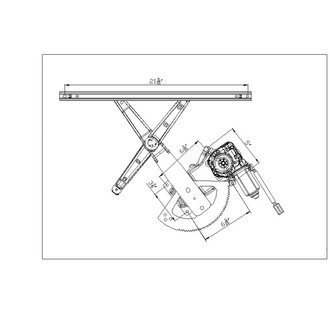 Alzare® - Front Passenger Side Power Window Regulator without Motor