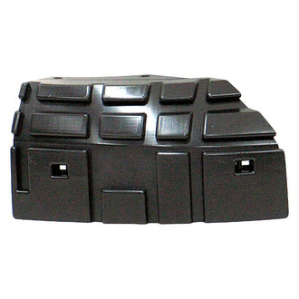 Alzare® - Front Upper Outer Driver Side Bumper Cover Support Bracket (Standard Line)