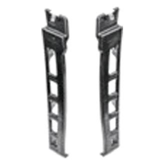 Alzare® - Rear Outer Driver and Passenger Side Bumper Cover Support Set (Standard Line)