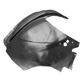 Alzare® - Front Rearward Driver Side Fender Liner Rear Section (CAPA Certified)