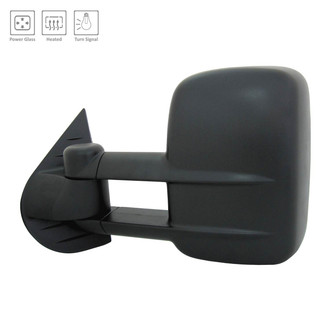 Alzare® - Driver Side Power Towing Mirror (Heated, Foldaway) (Standard Line)