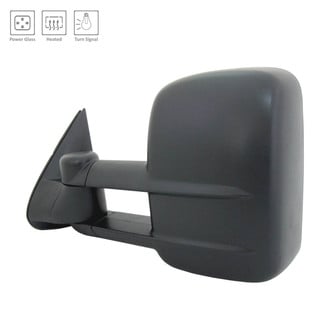 Alzare® - Driver Side Power Towing Mirror (Heated, Foldaway) (Standard Line)