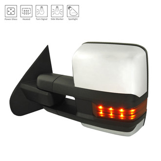 Alzare® - Driver Side Power View Mirror (Heated, Foldaway) (Standard Line)